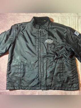Vintage 80s Chevrolet GM Jacket Chevy Graphic Bomber Men’s Sz XXL 2XL USA Black